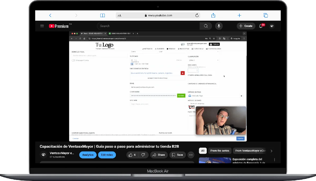 Capacitacion youtube ventasxmayor.com.mx