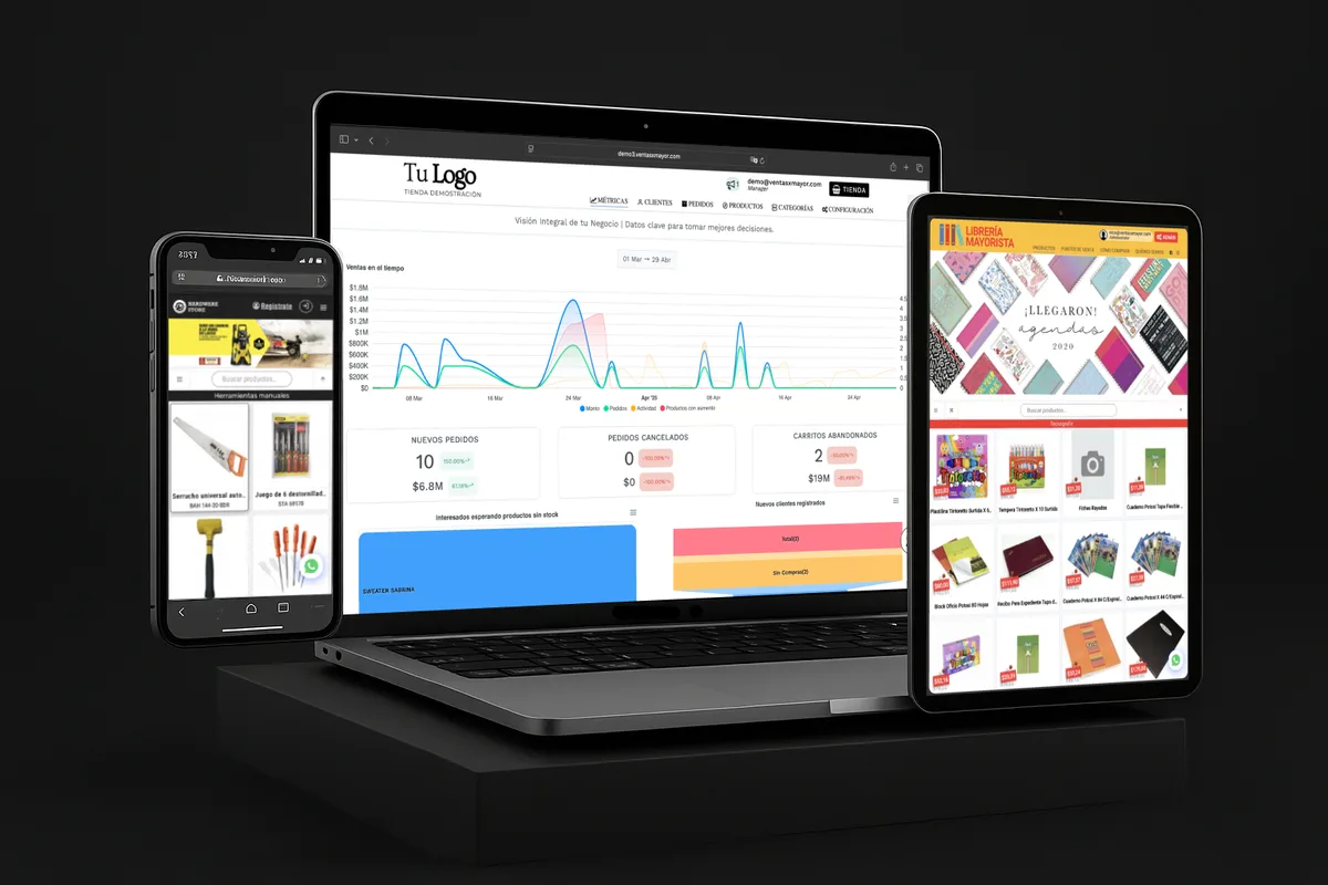 Ventasxmayor funciona para cualquier rubro mayorista