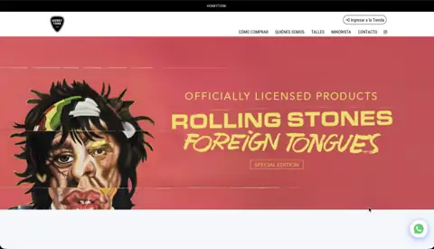 Tienda mayorista de indumentaria con licencias oficiales Honky Tonk, creada con VentasxMayor