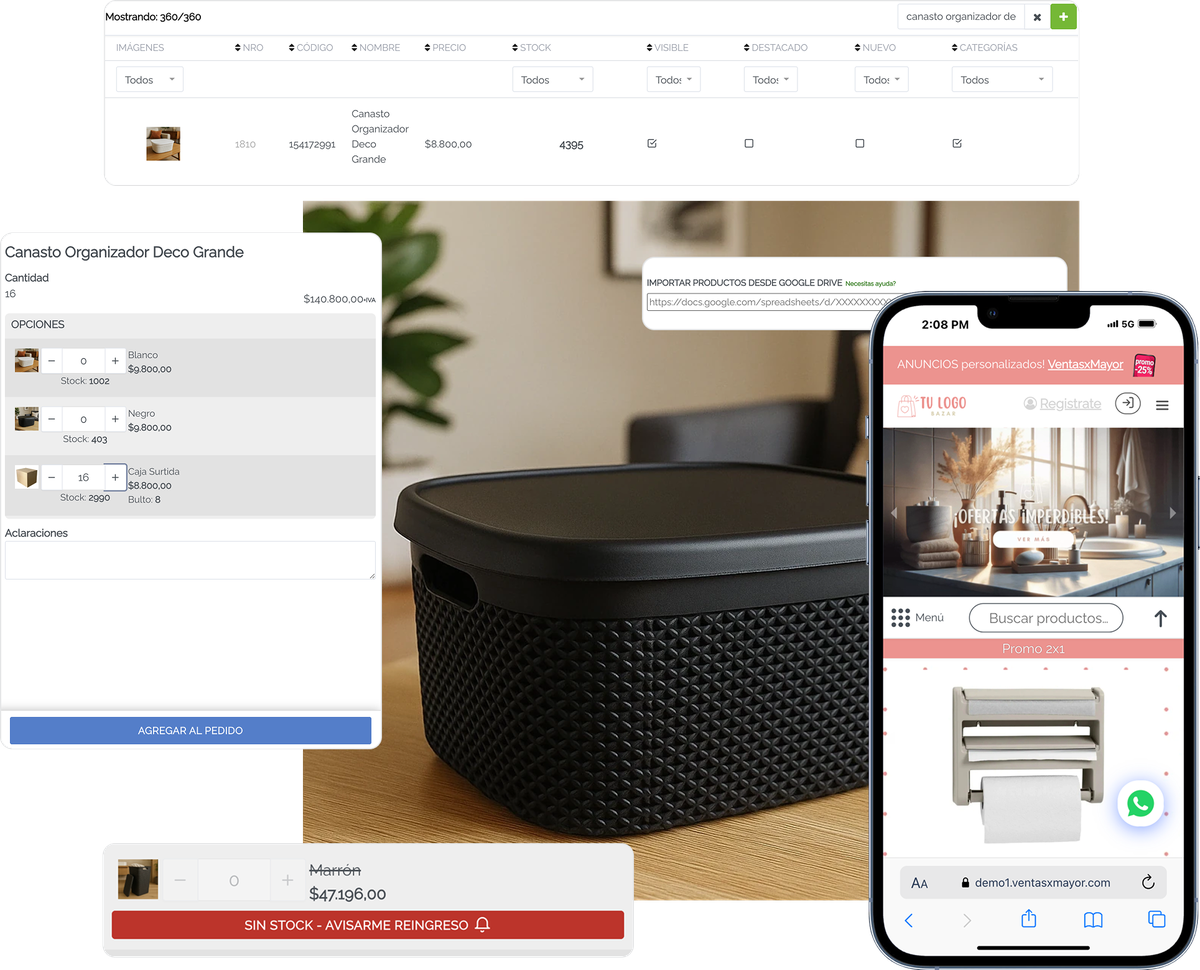 funciones para negocios de bazar y deco ventasxmayor.com.mx