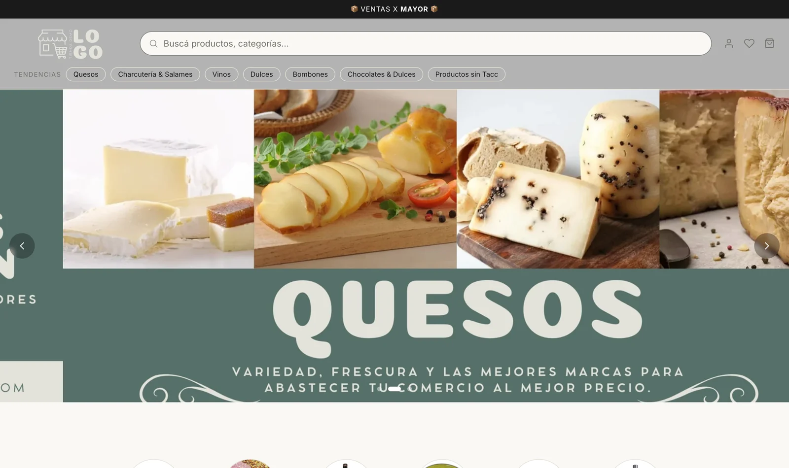 Alimentos y bebidas por mayor