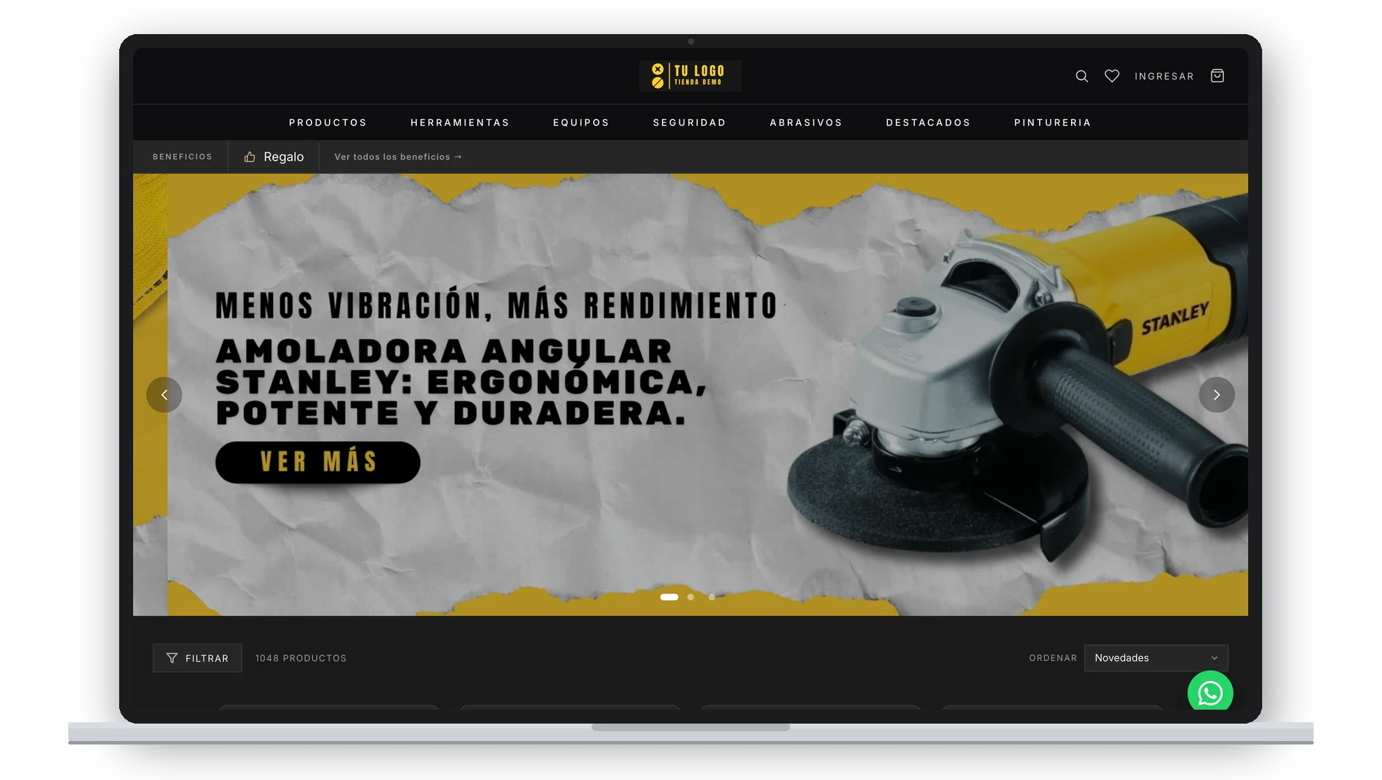 Tienda demo de ferreteria mayorista hecha con ventasxmayor.com.mx